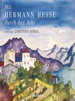 cover image of Mit Hermann Hesse durch das Jahr